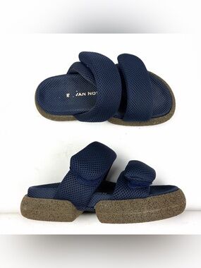 Dries Van Noten Dual Grip Sport Sandals Navy 36.5